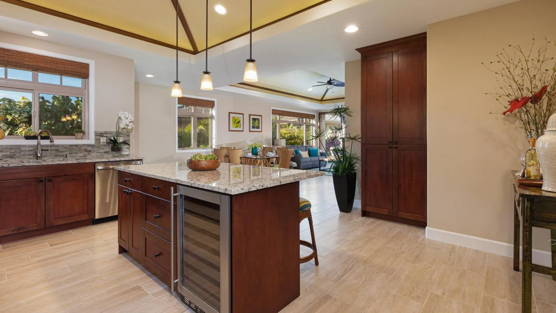 בית נופש וויקולואה Flora Paradise New Kamilo 3Br Home Steps From Stunning Pool Complex
